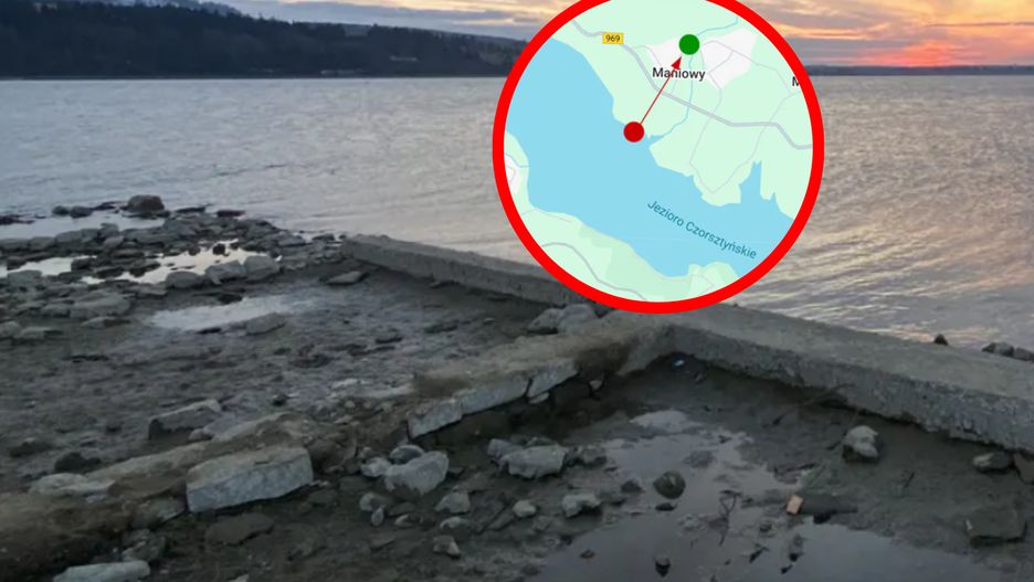 Stare Maniowy zniknęły pod wodą