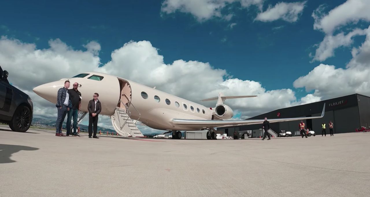 Kim Kardashian's private jet
