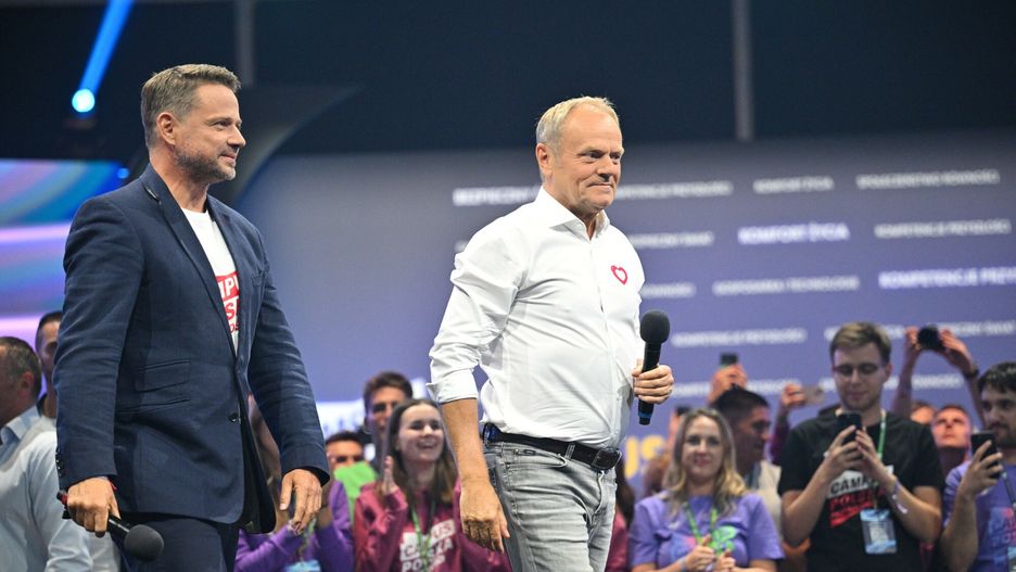 Rafał Trzaskowski i Donald Tusk