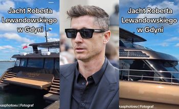 Jacht Roberta Lewandowskiego dopłynął do Gdyni. Tak prezentuje się nowe "cacko" piłkarza ZA 33 MILIONY ZŁOTYCH (WIDEO)