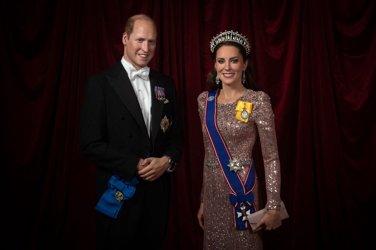 Wax figures of the royals