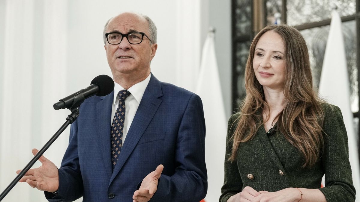 Włodzimierz Czarzasty i Agnieszka Dziemianowicz-Bąk