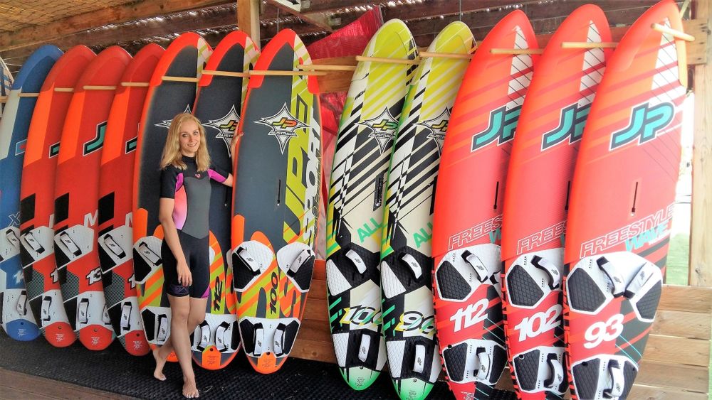 Windsurfing to spełnione marzenie Marty.