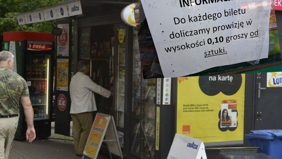 Kartka, która pojawiła się na kiosku