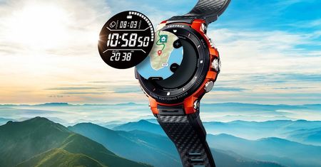 Oto smartwatch Casio WSD-F30 z Wear OS i podwójnym wyświetlaczem