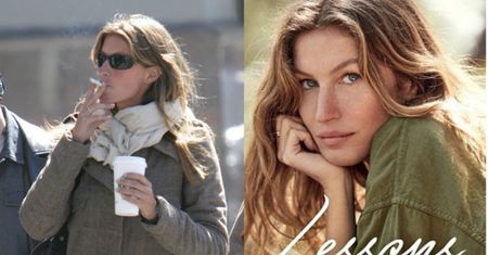 Gisele Bundchen wyznaje: "Przez wiele lat paliłam paczkę papierosów i piłam butelkę wina dziennie"