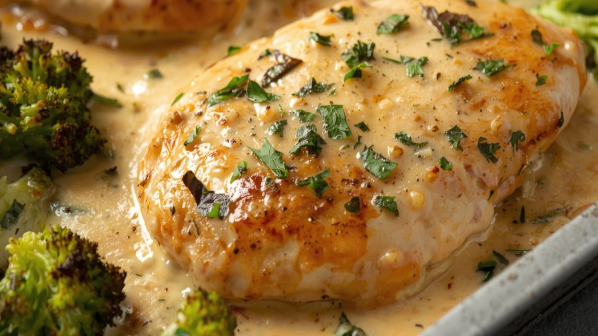 Filet z kurczaka w sosie serowym