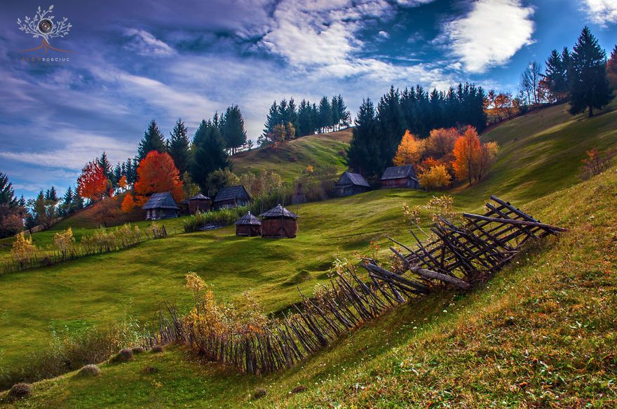 Piękne, poranne światło na zdjęciach z Transylwanii