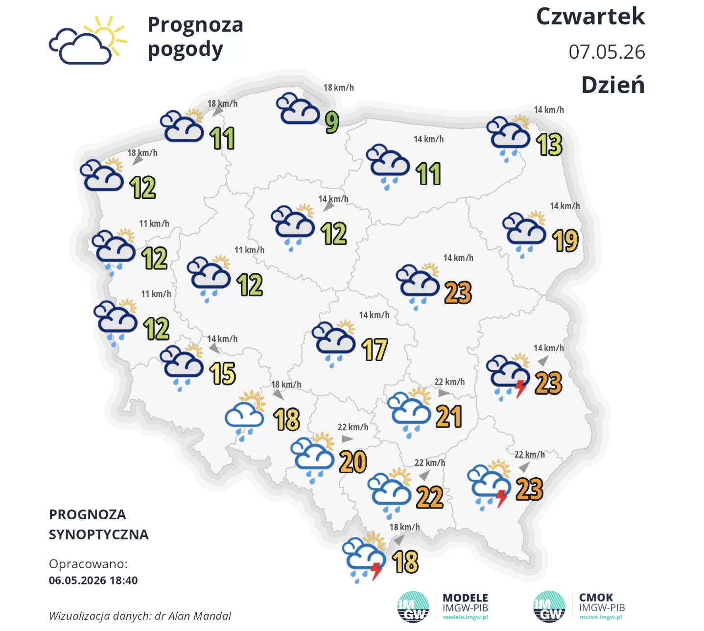 Polska pod ostrzałem frontu atmosferycznego: Ulewy i burze na zachodzie, upały na wschodzie — image 5
