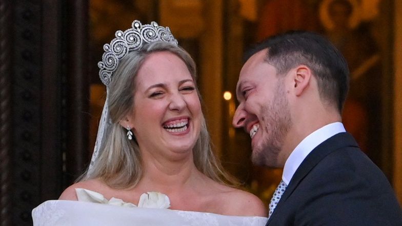 Greek royal wedding: Princess Theodora ties the knot with Matthew Kumar