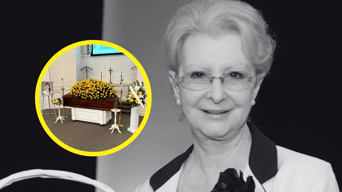 Poruszający widok na pogrzebie Jadwigi Barańskiej