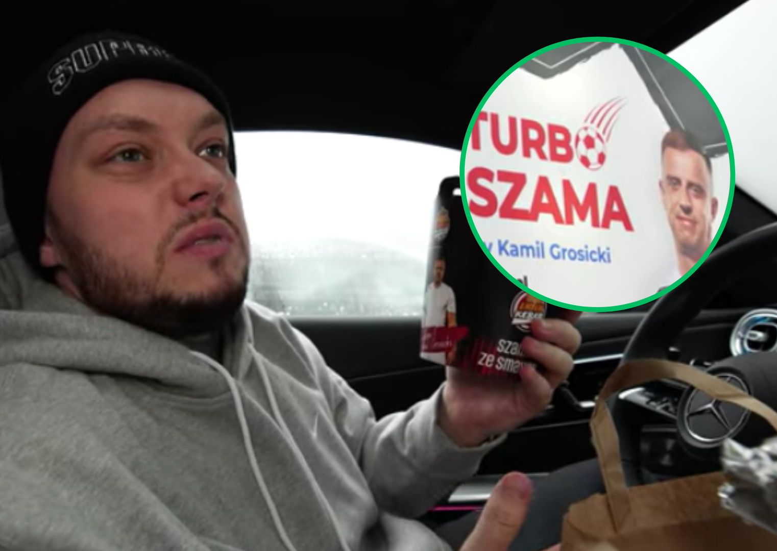 Youtuber spróbował kebaba Kamila Grosickiego. "Pachnie mi tutaj zgagą..."