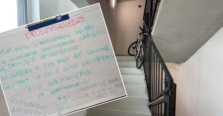 Wywiesił informację o imprezie. Złośliwą odpowiedź dostał od sąsiadów na piśmie
