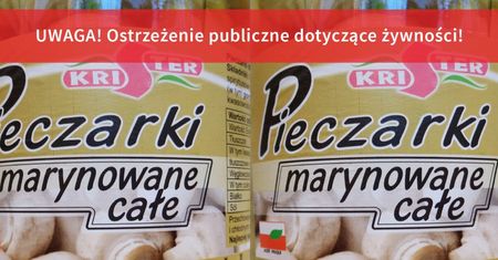 Państwowa Inspekcja Sanitarna wycofuje pieczarki. Niebezpieczny alergen w składzie