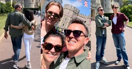 Katarzyna Cichopek i Maciej Kurzajewski podbijają Windsor. Towarzystwa dotrzymuje im młodszy SYN prezentera