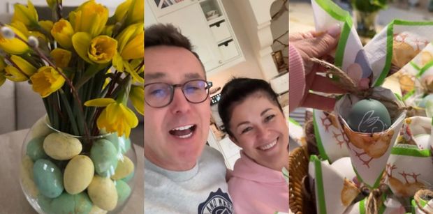 Kurzopki chwalą się przystrojoną na wielkanocną imprezę willą: "Przygotowaliśmy dla gości serwetki z uszkami z niespodzianką w środku" (ZDJĘCIA)