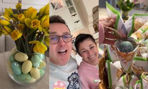 Kurzopki chwalą się przystrojoną na wielkanocną imprezę willą: "Przygotowaliśmy dla gości serwetki z uszkami z niespodzianką w środku" (ZDJĘCIA)