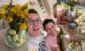 Kurzopki chwalą się przystrojoną na wielkanocną imprezę willą: "Przygotowaliśmy dla gości serwetki z uszkami z niespodzianką w środku" (ZDJĘCIA)