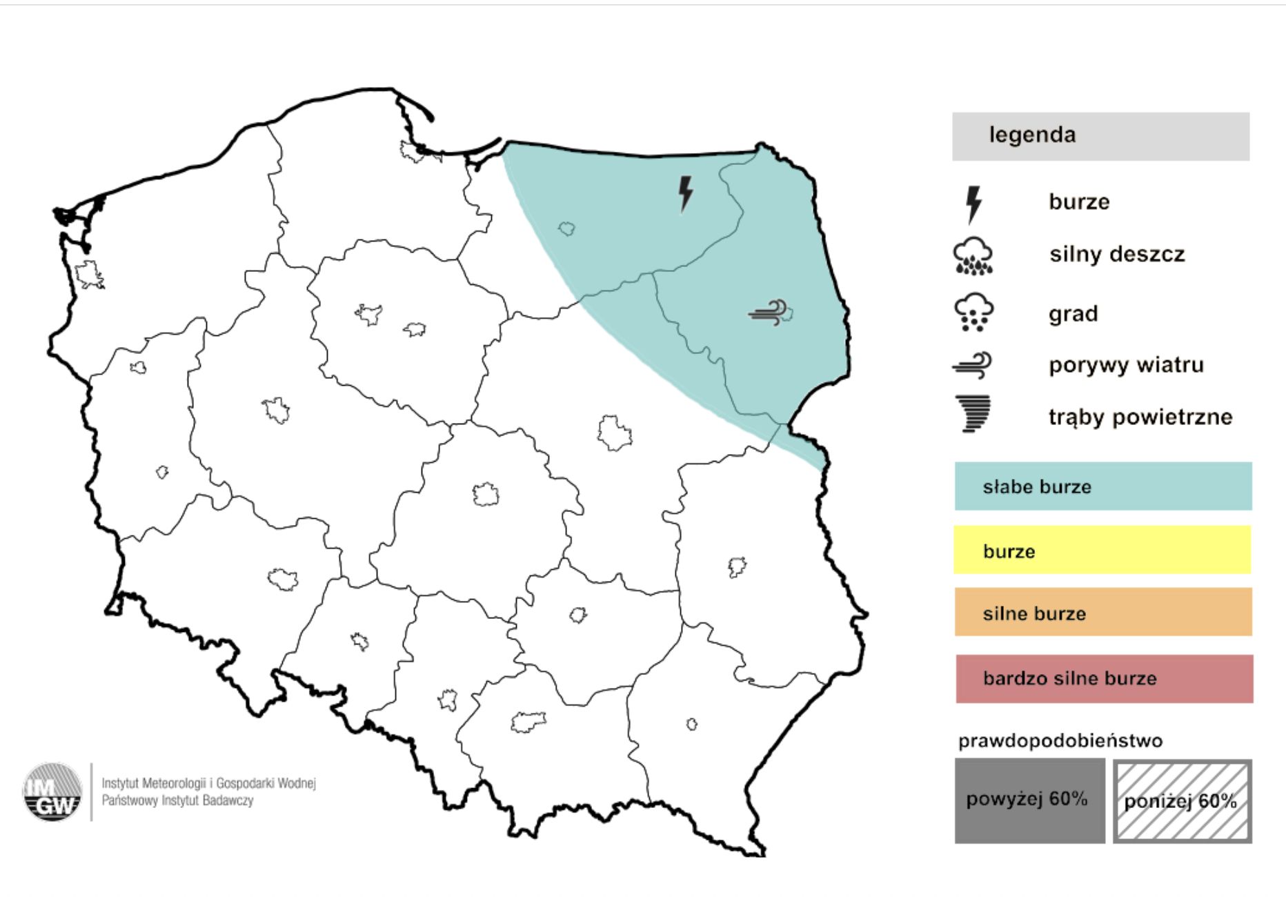 Czekają nas ciepłe, ale pełne dymnamicznej pogody dni