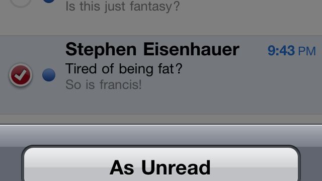 Mark Read, czyli możliwość oznaczania e-maili jako przeczytane na iOS 1