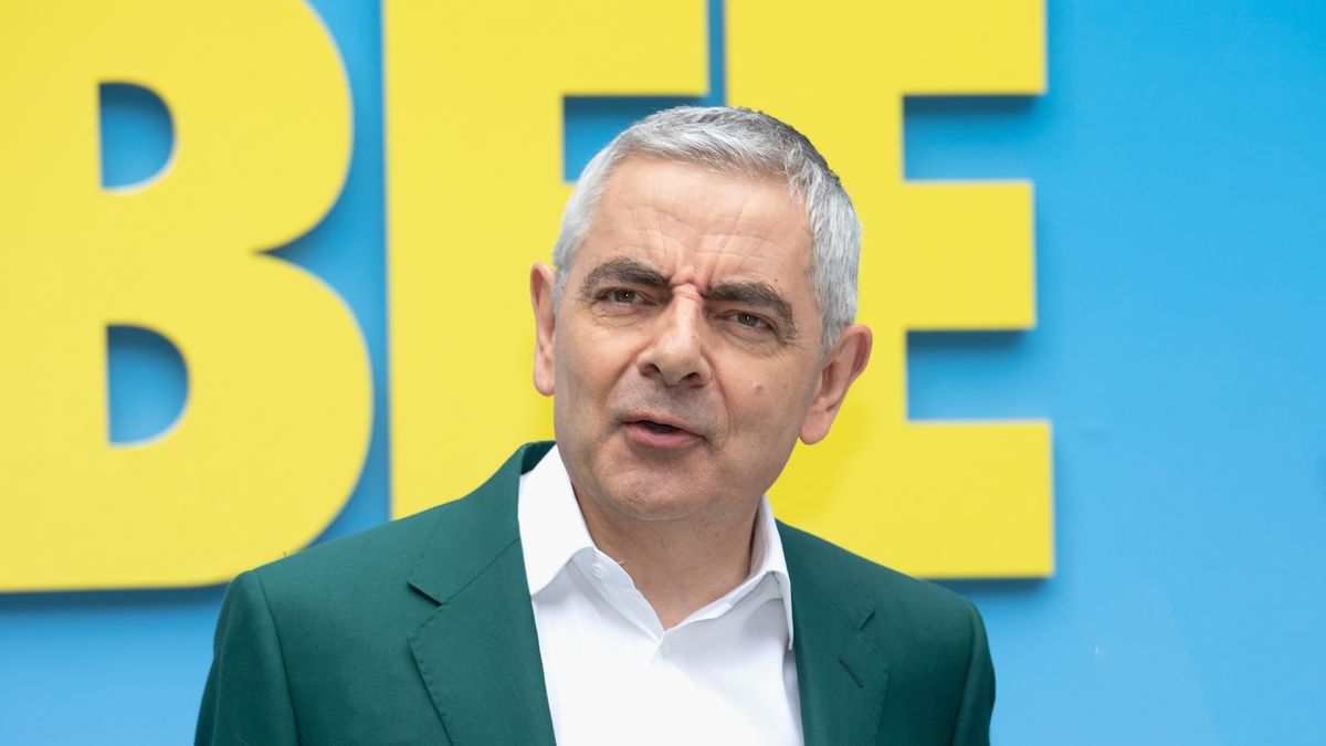 LONDON, ENGLAND - JUNE 19: Rowan Atkinson attends the UK Premiere of "Man Vs Bee" at Everyman Borough Yards on June 19, 2022 in London, England. (Photo by Dave J Hogan/Getty Images)