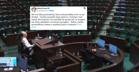 Smutna scena w sejmie. "Nic ich nie obchodzimy"