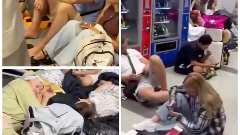 Na lotnisku w Soczi koczowały tłumy pasażerów cekających