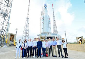 Start misji Juice. Sonda będzie poszukiwać wody na księżycach Jowisza