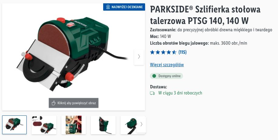 Lidl - szlifierka