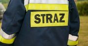 Pożar budynków w Jedlcu. Na miejscu 14 zastępów straży
