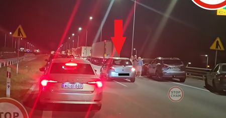 Skandaliczne sceny na A1. "Co oni wszyscy mają zamiast mózgu?"