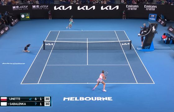 520 tys. widzów półfinałowego meczu Magdy Linette w Australian Open 2023