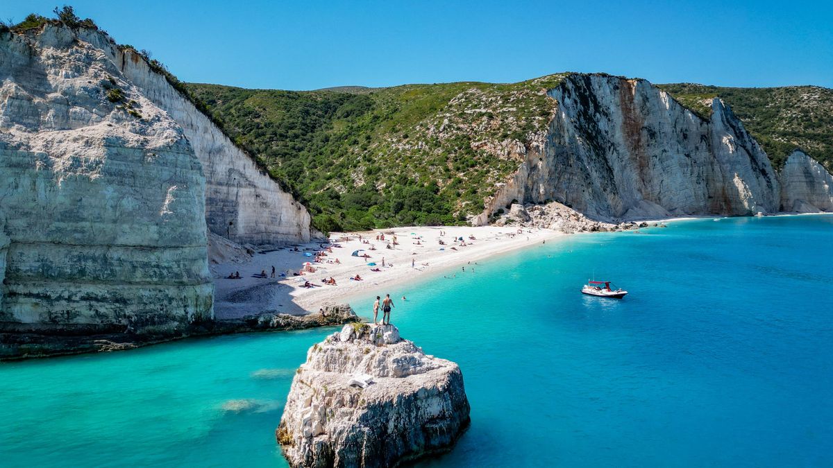 Plaża Fteri na Kefalonii