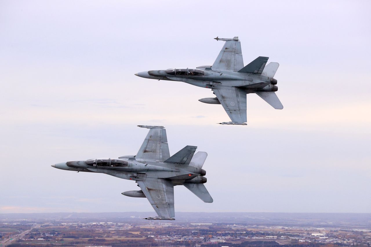 Ukraina ze wsparciem. Kanada przebazuje swoje myśliwce CF-18