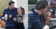Zakochana Jennifer Lopez wtula się w Bena Afflecka podczas randki w Starbucksie. Romantycznie? (ZDJĘCIA)