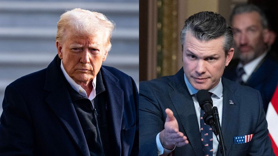 Po lewej Donald Trump, po prawej