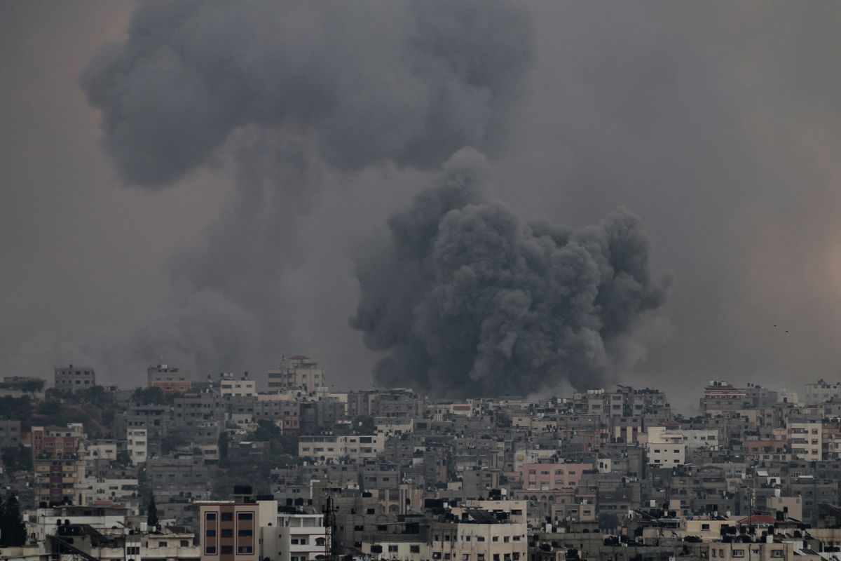 Ciężkie bombardowania Strefy Gazy