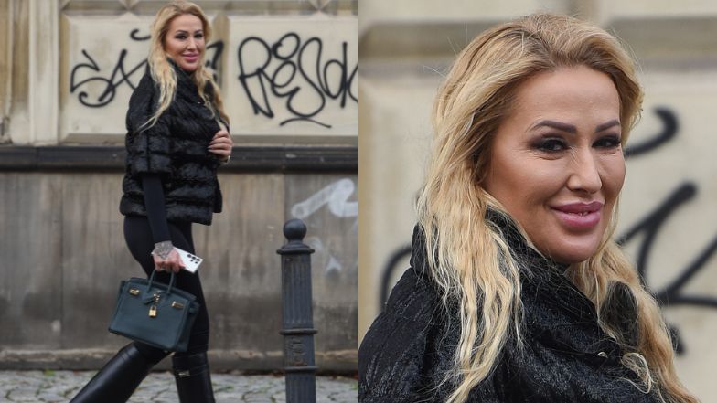 Sylwia Peretti mknie przez Warszawę z torebką za 100 tysięcy