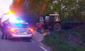 2,5 promila i pięć zakazów! Traktorzysta-pirat zatrzymany