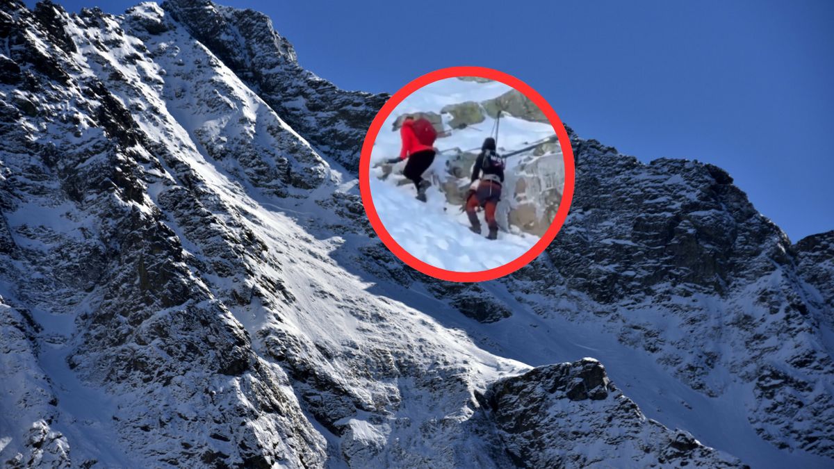 Turyści wchodzili na Rysy z niemowlakiem