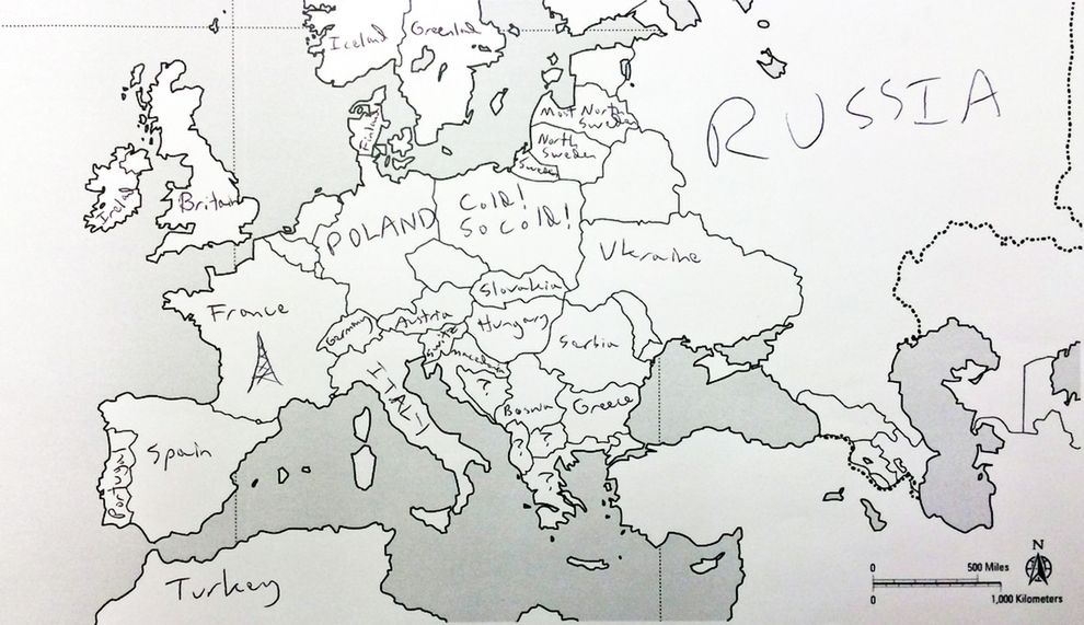 Gdzie leży Polska? Amerykanie wskazują kraje w Europie 23