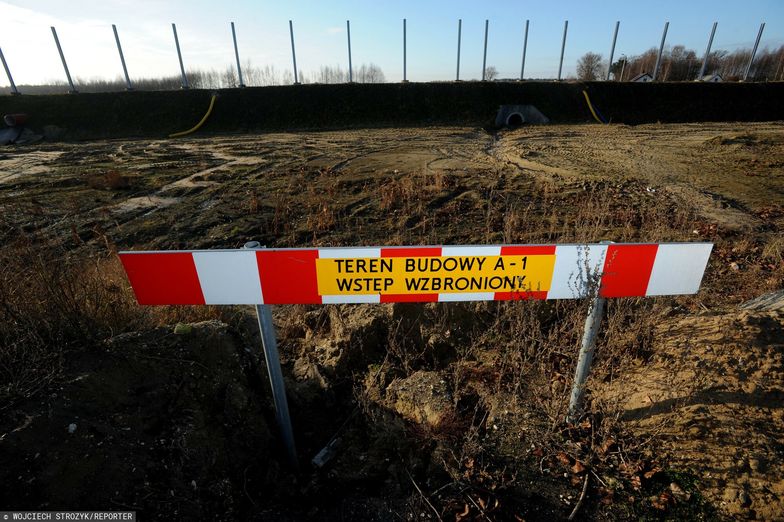 Odcinek autostrady A1 między Toruniem i Kowalem. Zdjęcie z 2012 roku