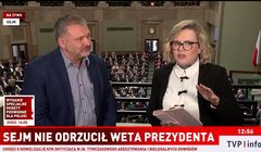 Wywiad nie na sali obrad. Marszałek wyprosił ministra i dziennikarkę TVP Info