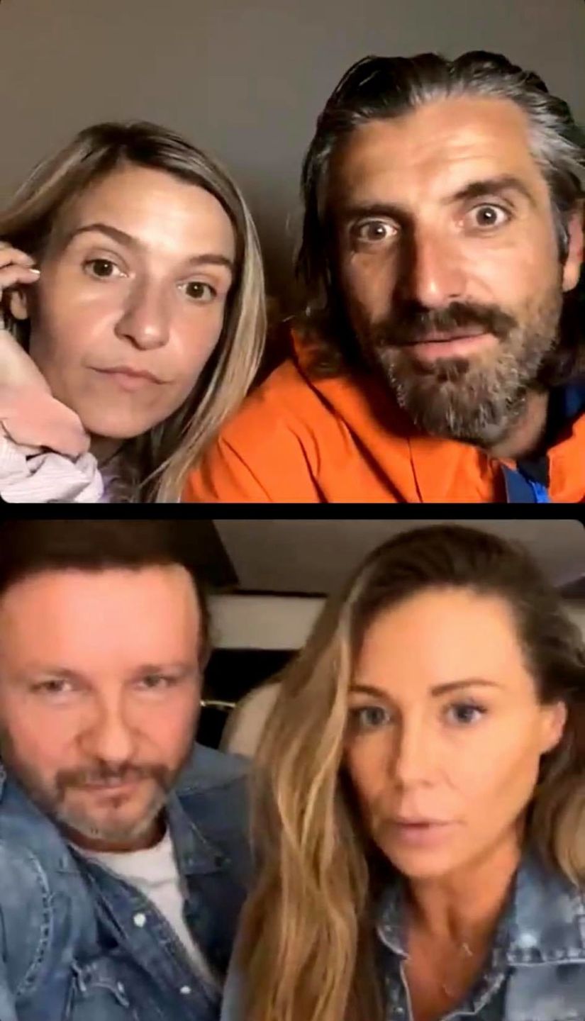 Małgorzata Rozenek i Radosław Majdan na "Domówce u Dowborów"