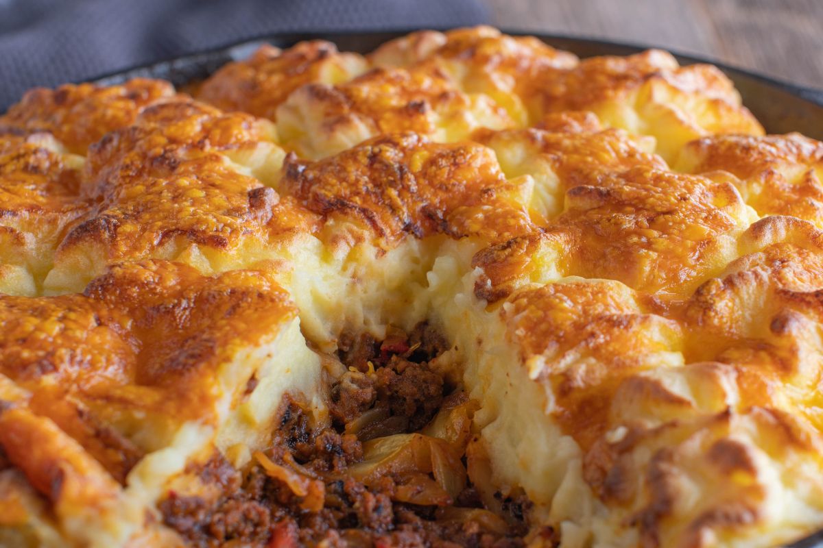 Zapiekanka pasterska jest sycąca