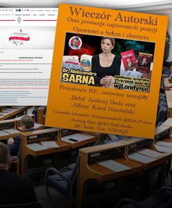 Pałac upomina Senat. W tle promocja książek o prezydencie