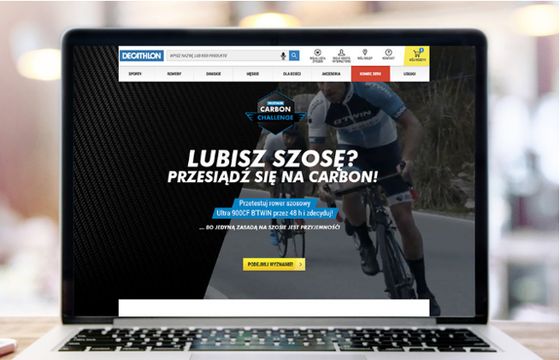 Decathlon promuje rowery szosowe