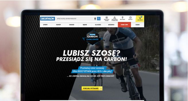 Decathlon promuje rowery szosowe