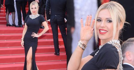 Sutki i noga Dody na czerwonym dywanie w Cannes (ZDJĘCIA)