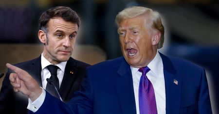 Trump znów drwi z Macrona. Naśladował akcent i opowiadał o cłach